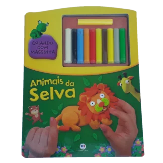 Animais da selva - criando com massinha