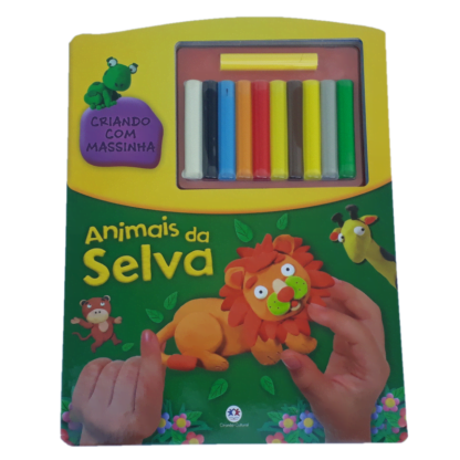 Animais da selva - criando com massinha