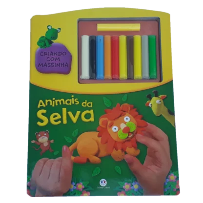 Animais da selva - criando com massinha