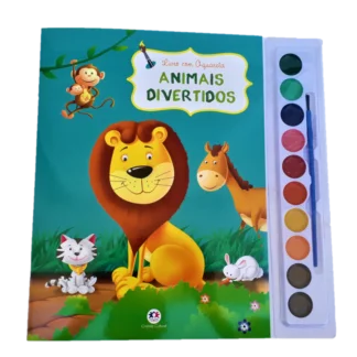 Animais divertidos - Aquarela