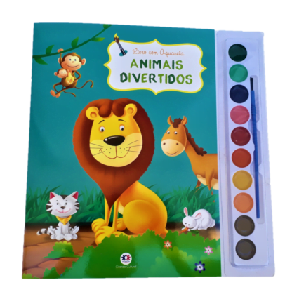 Animais divertidos - Aquarela