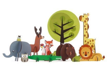 Quebra-cabeça 3d Animais da Savana