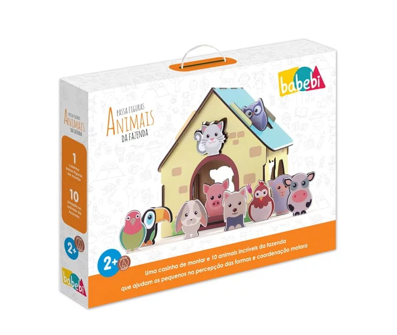 Passa Figuras Animais da Fazenda - Imagem 2
