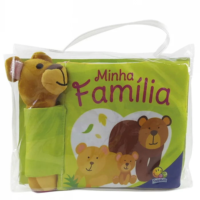 Livro de Pano - Animaizinhos Bip-Bip: Minha Família