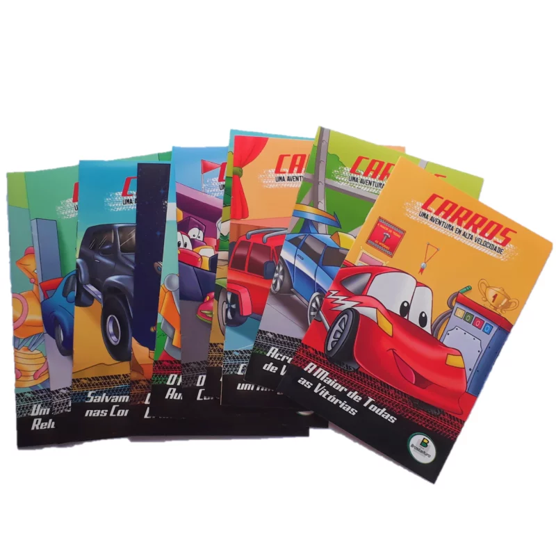 Carros uma aventura em alta velocidade - Kit c/ 10 unidades - Imagem 2