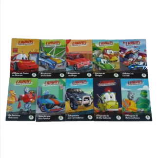 Carros uma aventura em alta velocidade - Kit c/ 10 unidades