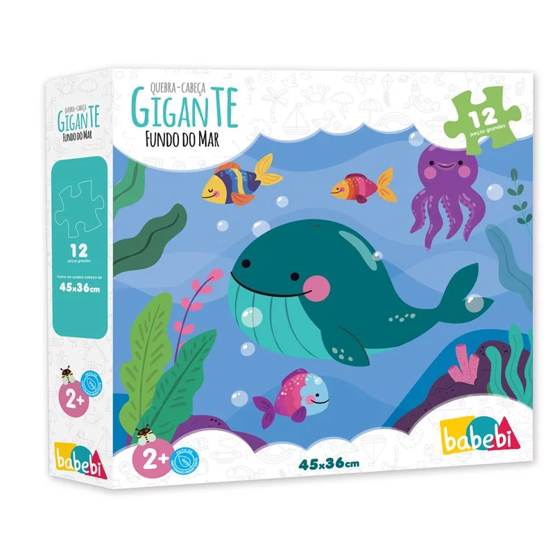 Quebra-cabeça gigante Fundo do mar