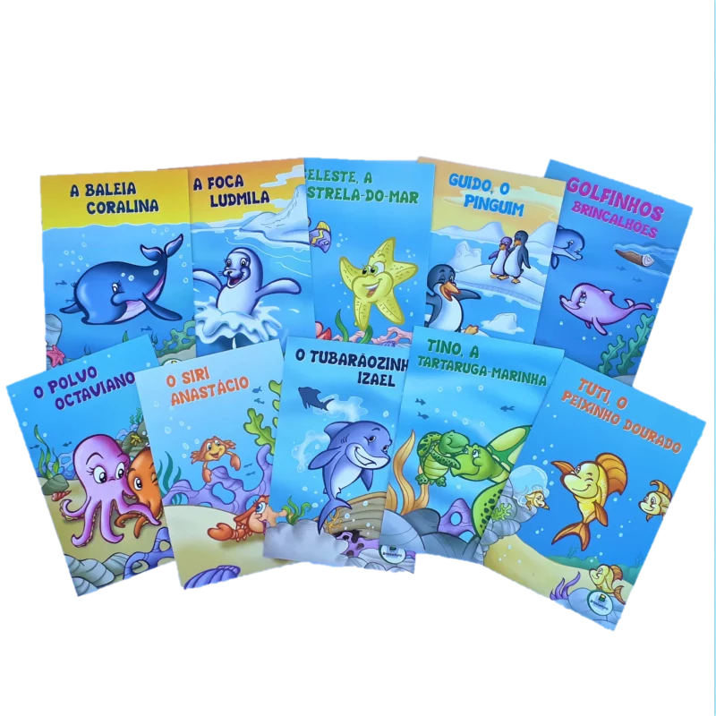 Aventuras dos seres do Mar - Kit c/ 10 unidades - Imagem 2