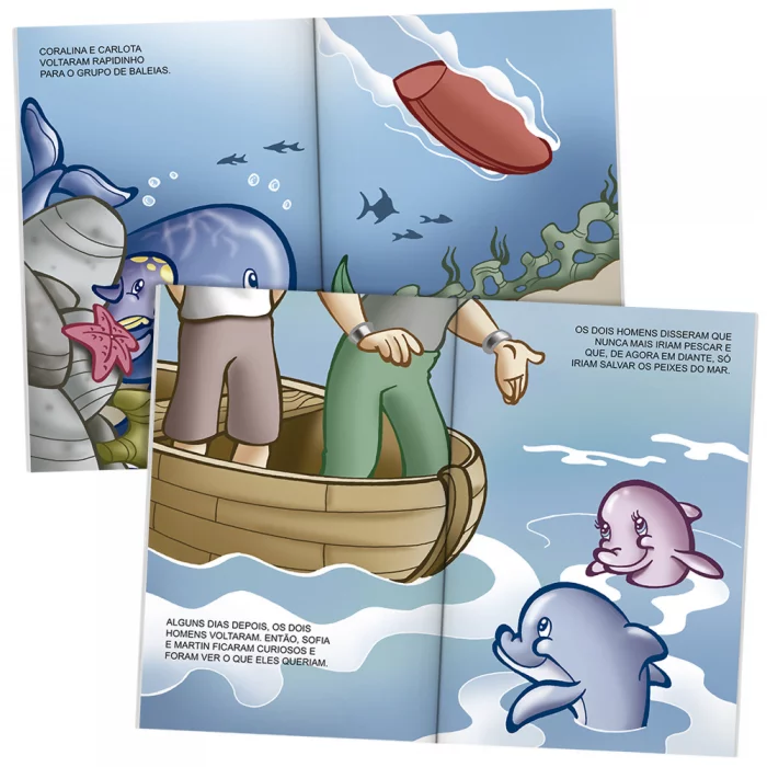 Aventuras dos seres do Mar - Kit c/ 10 unidades - Imagem 4