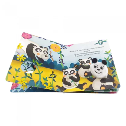 Kit Dedinhos agitados: Livro fantoche Animais da Floresta - Image 8