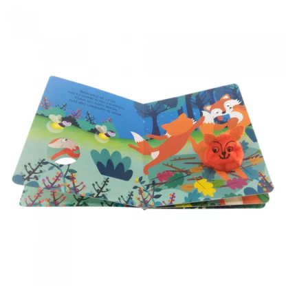 Kit Dedinhos agitados: Livro fantoche Animais da Floresta - Image 13