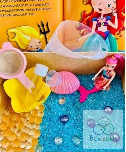 Kit Sensorial Brincriarte – Mini Mundo Sereia