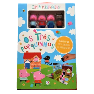 Os Três Porquinhos - Cenário animado