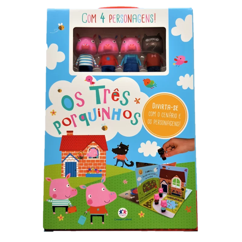 Os Três Porquinhos - Cenário animado