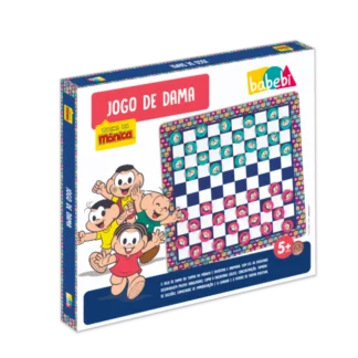 Jogo de dama - Turma da Mônica