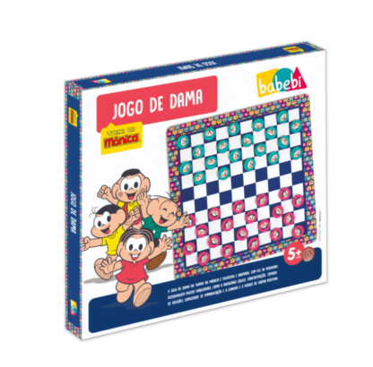 Jogo de dama - Turma da Mônica