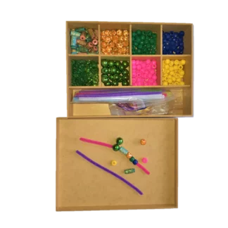 Kit Coordenação Fina com Miçangas pequenas