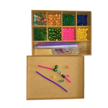 Kit Coordenação Fina com Miçangas pequenas
