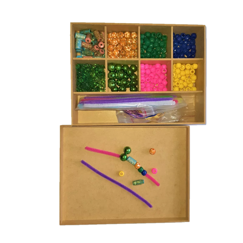 Kit Coordenação Fina com Miçangas pequenas