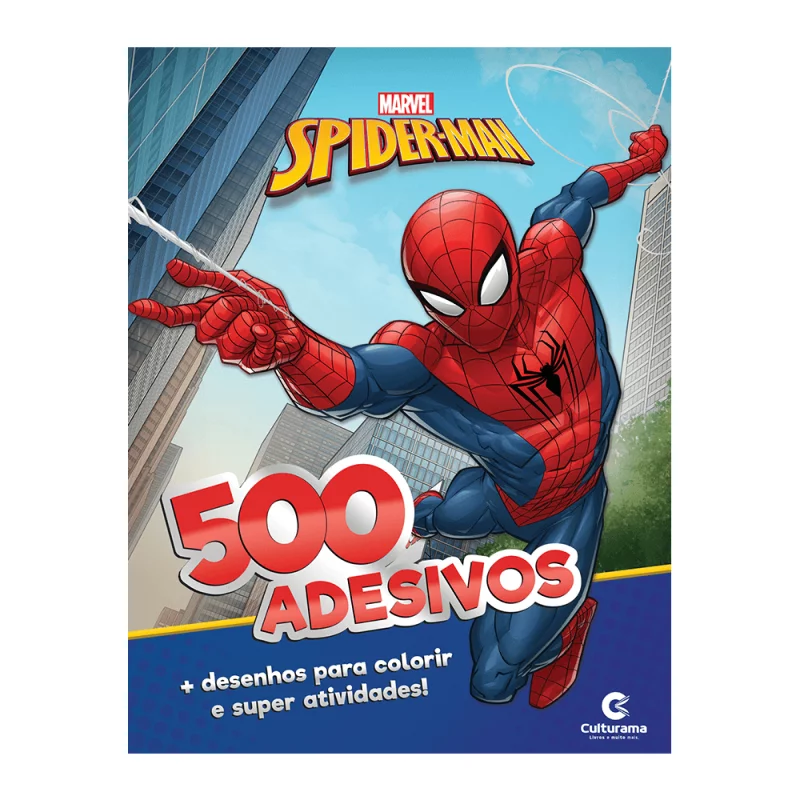 500 adesivos - Marvel - Homem Aranha