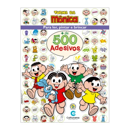 500 adesivos - Turma da Mônica