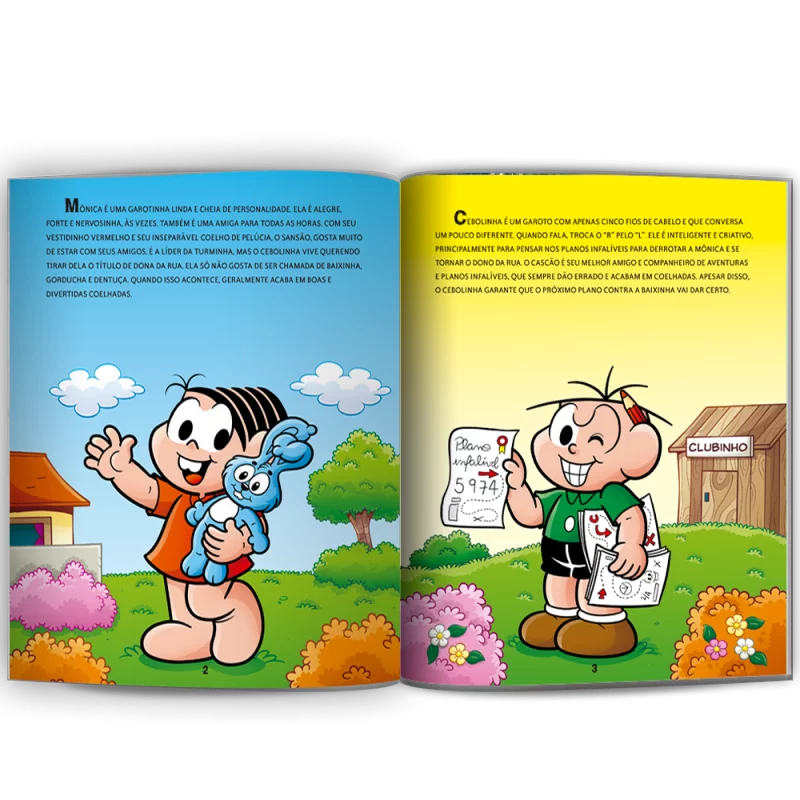 500 adesivos - Turma da Mônica - Imagem 2