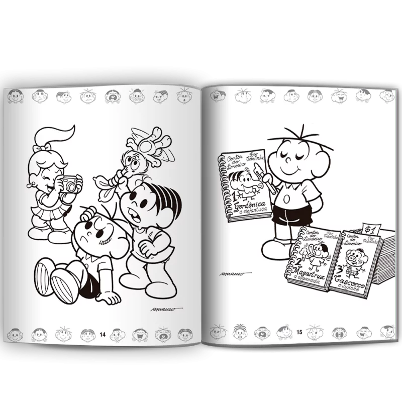 500 adesivos - Turma da Mônica - Imagem 3