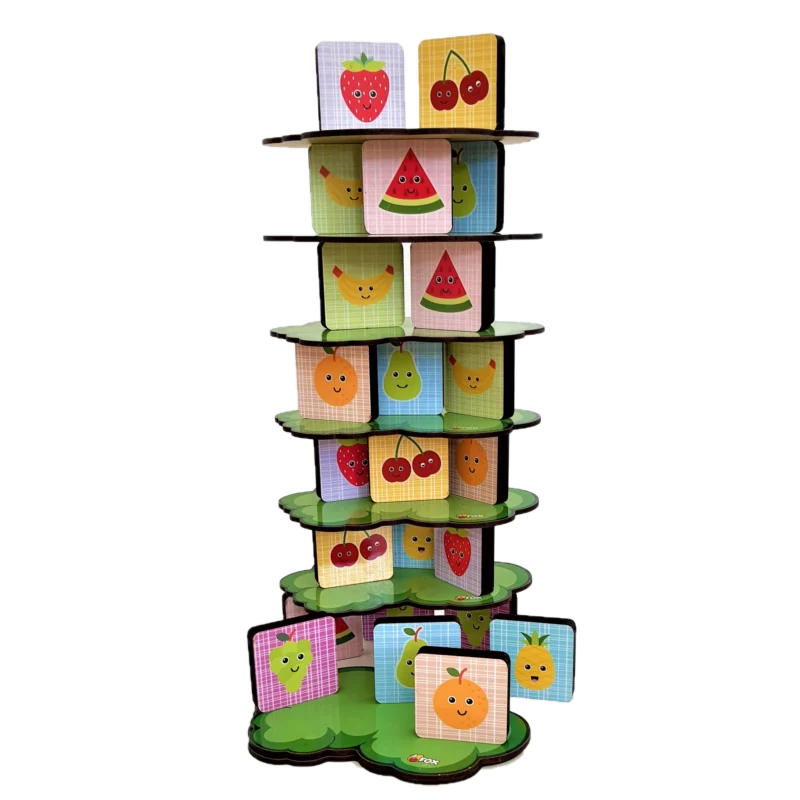 Jogo de Empilhar Frutas