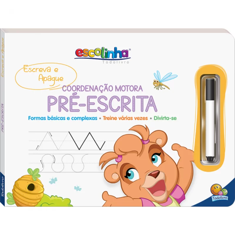 Escolinha Escreva e Apague II: Coordenação Motora Pré-escrita