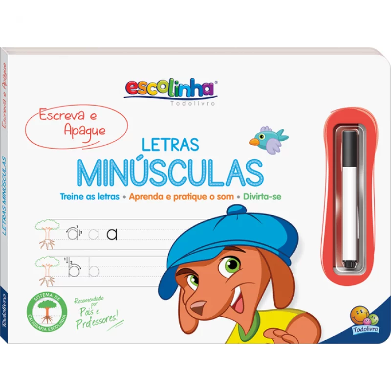 Escolinha Escreva e Apague II: Letras minúsculas