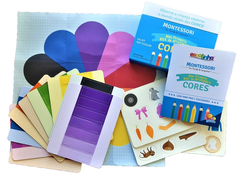 Escolinha Montessori: Meu primeiro box de atividades - CORES - Imagem 4