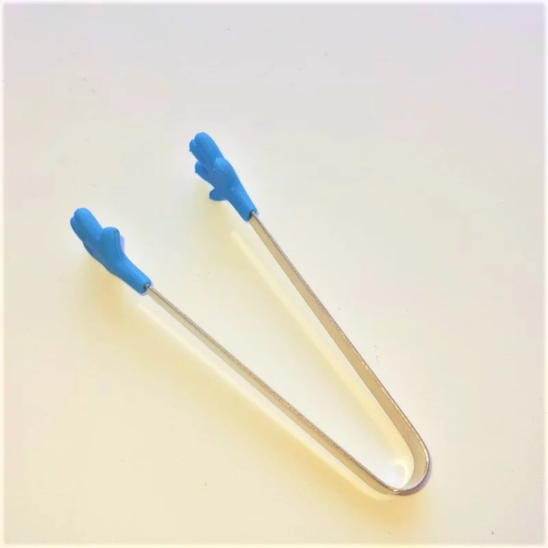 Pinça mãozinha - Azul