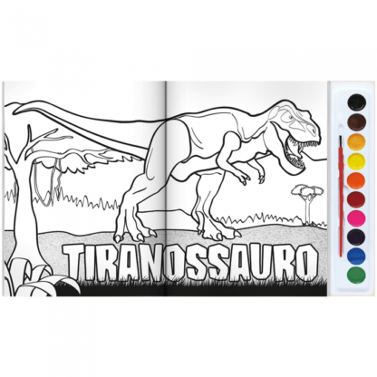 Brincando com aquarela: Dinos - Image 2