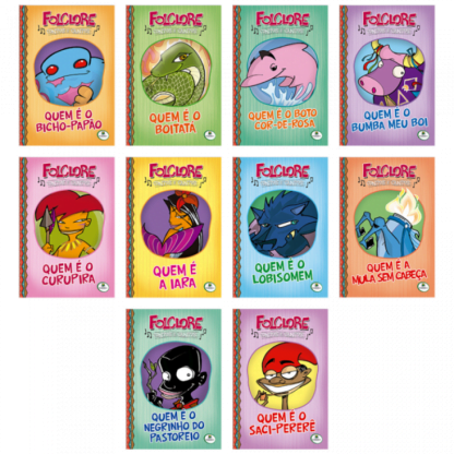 Folclore em Contos e Cantos - Kit com 10 unidades