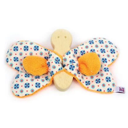 Brinquedo sensorial - Borboleta (Laranja)