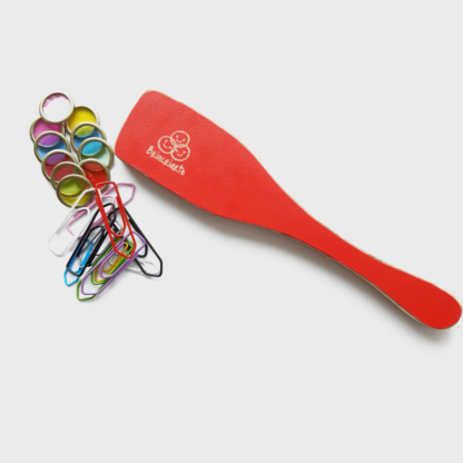Varinha Magnética/ Vareta - Brincriarte com Clips e Fichinhas - vermelho