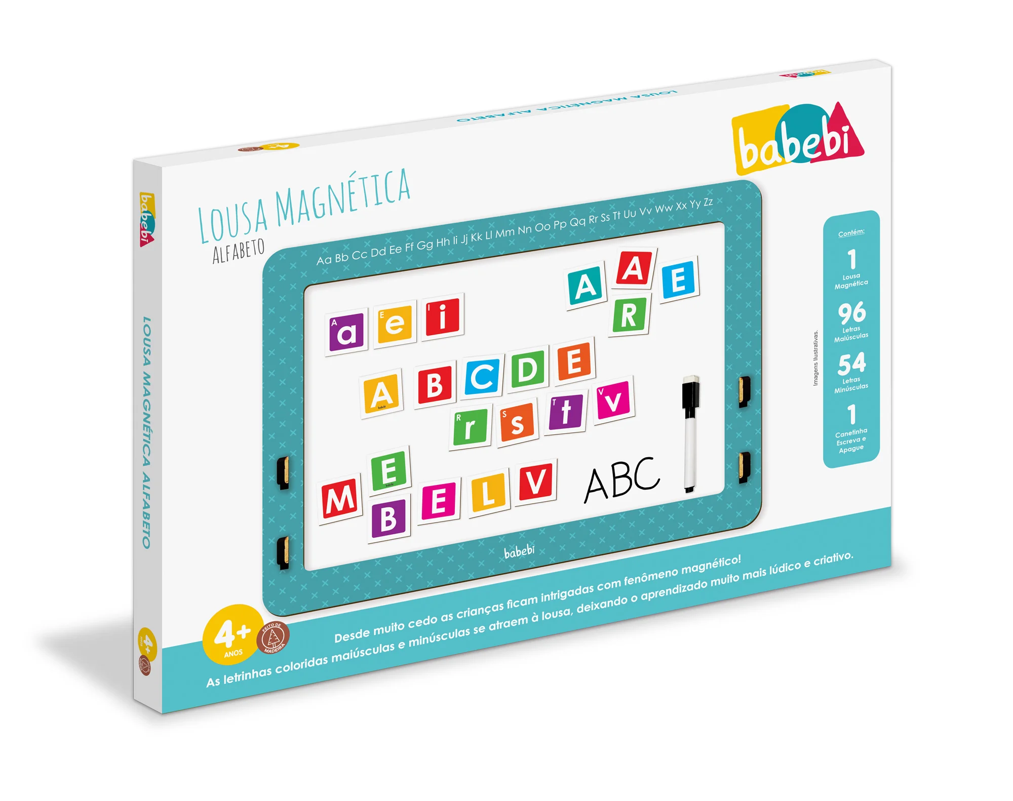 Lousa Magnética Alfabeto - Imagem 2