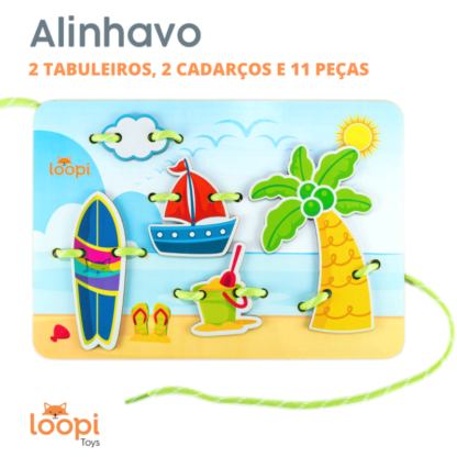 Alinhavo com 2 tabuleiros