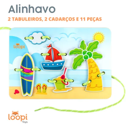Alinhavo com 2 tabuleiros
