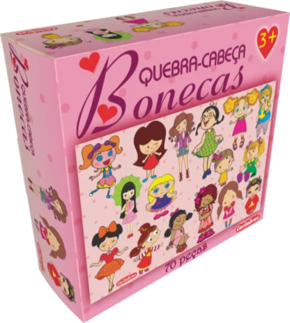 QUEBRA-CABECA BONECAS - 70 peças