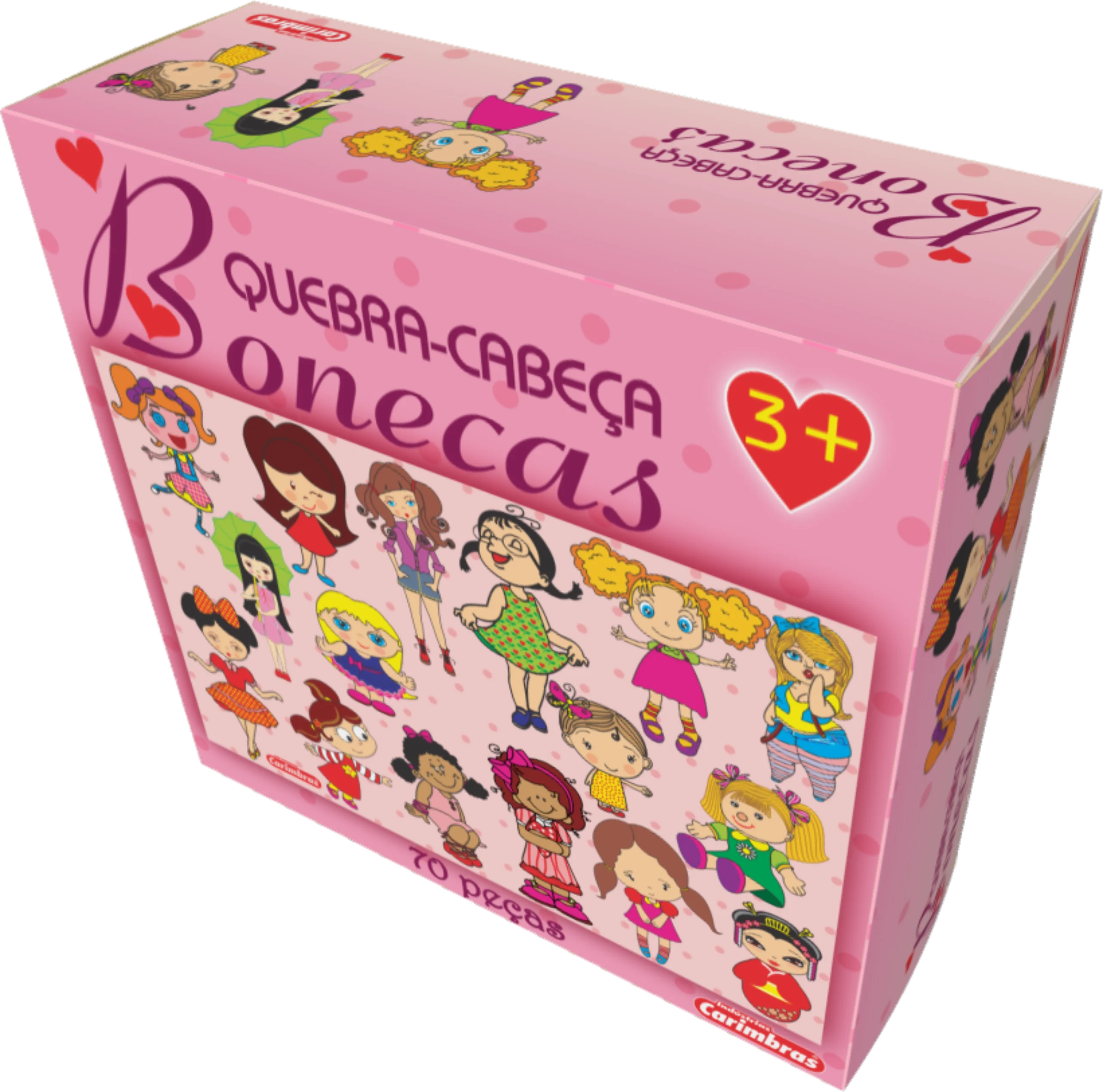 QUEBRA-CABECA BONECAS - 70 peças - Imagem 4