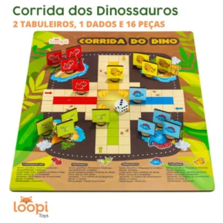 JOGO DA CORRIDA DOS DINOSSAUROS
