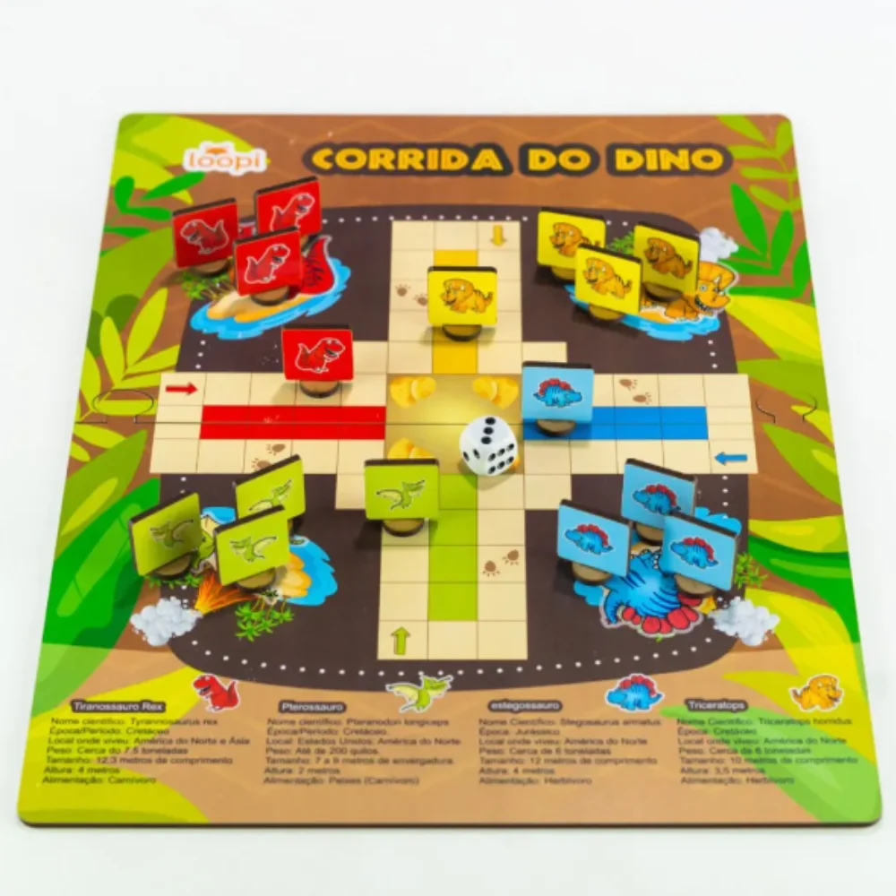 JOGO DA CORRIDA DOS DINOSSAUROS - Imagem 3