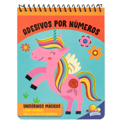 Adesivos por números: Unicórnios mágicos