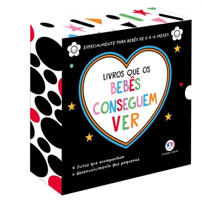 Livros que os bebês conseguem ver